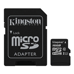 Kingston Canvas Select 16GB A1 Micro SDHC Card UHS-I C10 SDCS/16GB