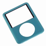 iPod Nano 3rd Gen Front Cover Panel Blue