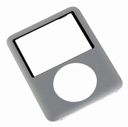 iPod Nano 3rd Gen Front Cover Panel Silver