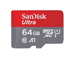 SanDisk Ultra 64GB A1 Micro SDXC Card UHS-I C10 SDSQUAR-064G-GN6MN