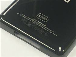 iPod Classic 512GB Thin Black Rear Panel Back Cover
