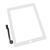 iPad 3 Front Panel Touch Screen Glass Digitizer White Replacement