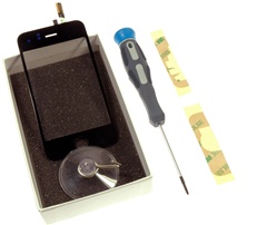 iPhone 3G Front Panel Screen Digitizer with Glass Kit