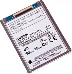 iPod Classic 6th Gen 6 6G Replacement 120GB Hard Drive MK1231GAL HS12YHA Toshiba Samsung