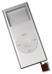 iPod Nano 2nd Gen Shell Case Assembly Silver