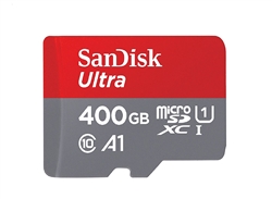 SanDisk Ultra 400GB A1 Micro SDXC Card UHS-I C10 SDSQUAR-400G-GN6MN