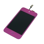 iPod Touch 4th Gen 4 4G Front Glass Panel Digitizer LCD Screen Assembly Purple with Home Button