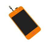 iPod Touch 4th Gen 4 4G Front Glass Panel Digitizer LCD Screen Assembly Orange with Home Button