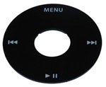 iPod Video Plastic Click Wheel Cover Black