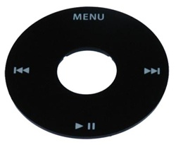 iPod Video Plastic Click Wheel Cover Black