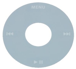 iPod Video Plastic Click Wheel Cover White