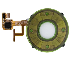 iPod Video Click Wheel Clear Green Transparent