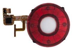 iPod Video Click Wheel Clear Red Transparent