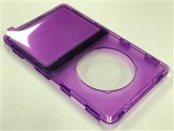 iPod Classic 6th 6.5 7th Gen Front Cover Panel Face Plate Purple Transparent