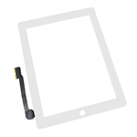 iPad 4 Front Panel Touch Screen Glass Digitizer White Replacement