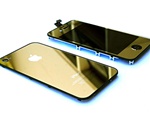 iPhone 4 Full LCD Digitizer Back Housing Gold Conversion Kit (GSM)