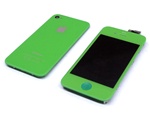 iPhone 4 Full LCD Digitizer Back Housing Green Conversion Kit GSM