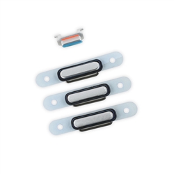 iPhone 6 Plus Case Button Set Silver