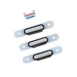 iPhone 6 Case Button Set Silver
