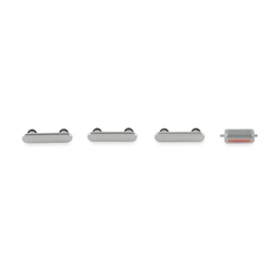 iPhone 7 Plus Case Button Set Silver